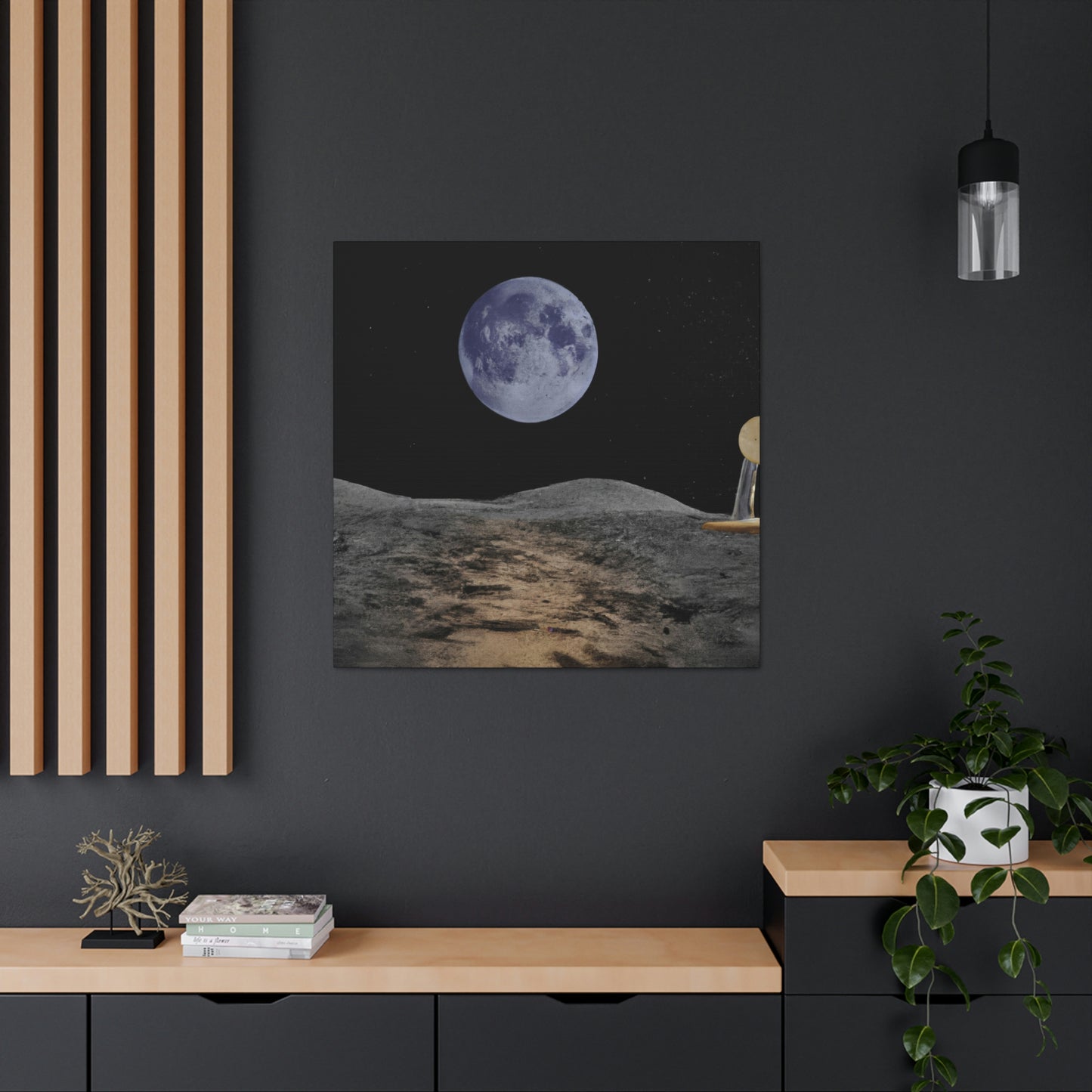 "Reise zum Mond - Erkundung einer Mondlandung" - The Alien Canva