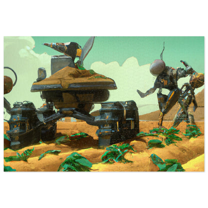 "Harvesting Hope: A Post-Apocalyptic Tale of Robot Farmers" - The Alien Jigsaw Puzzle