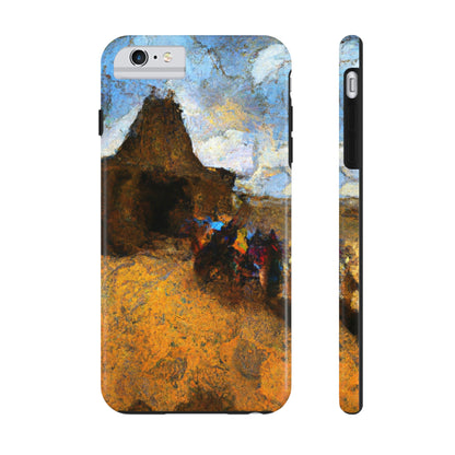 "Dusty Pilgrims at the Forgotten Shrine" - The Alien Tough Phone Cases