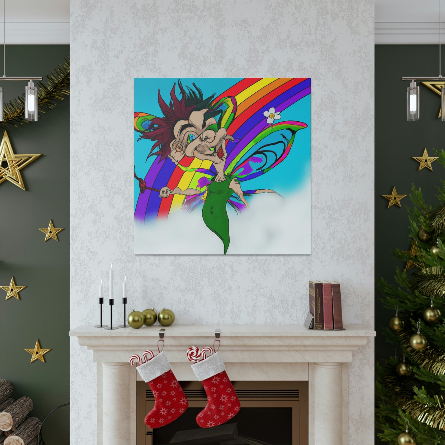 Rainbow Mischief Fairy - The Alien Canva