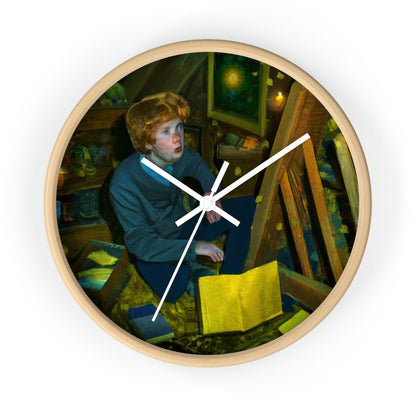 The Attic's Secrets: A Tale of Magic and Redemption - The Alien Wall Clock