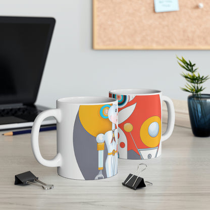 Robots and Us: A Journey Into Utopian Futures - The Alien Ceramic Mug 11 oz