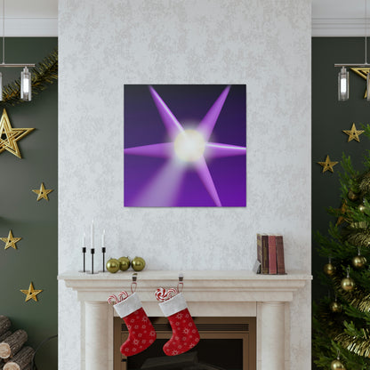 "The Mysterious Purple Star: A Celestial Prodigy" - The Alien Canva