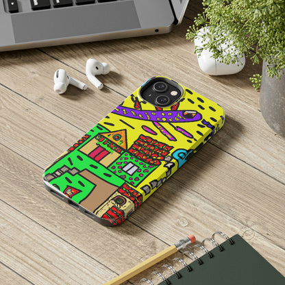 "A Slumbering Village of the Soaring Dragon" - The Alien Tough Phone Cases