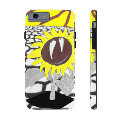 "Un girasol que se marchita en un campo reseco" - The Alien Tough Phone Cases