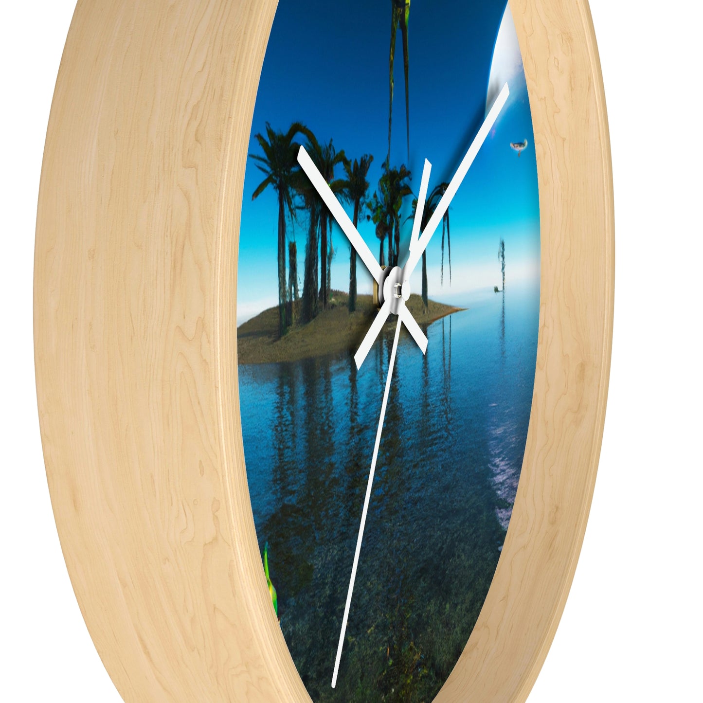 "Invasion of the Island E.T.s" - The Alien Wall Clock