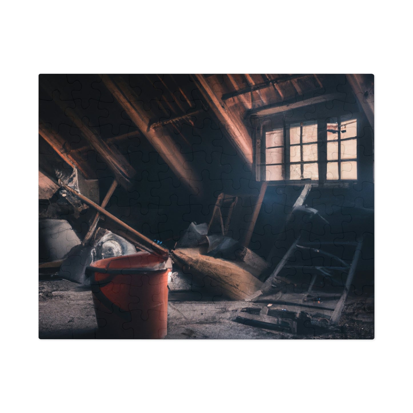 "Dusty Hopes in an Abandoned Attic" - The Alien Jigsaw Puzzle