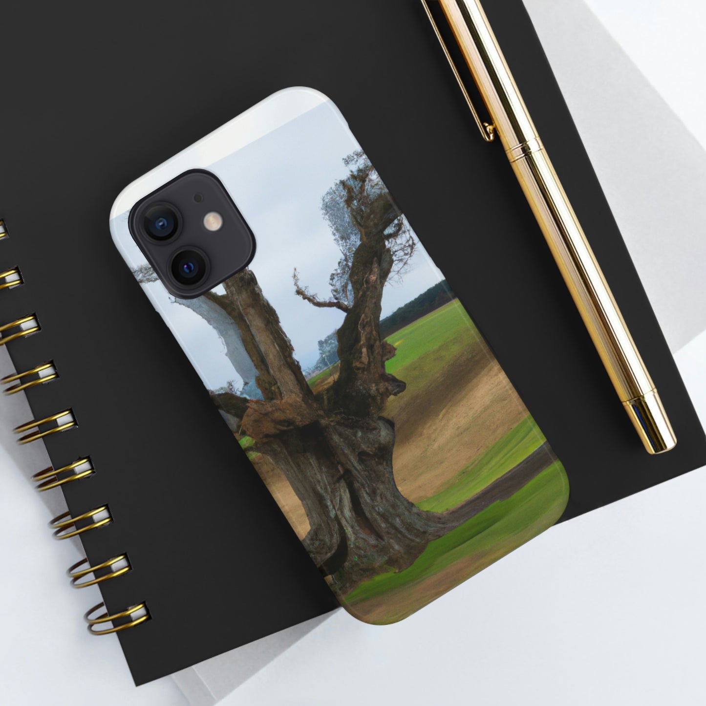 "A Shadow in the Meadow: The Last Standing Tree" - The Alien Tough Phone Cases