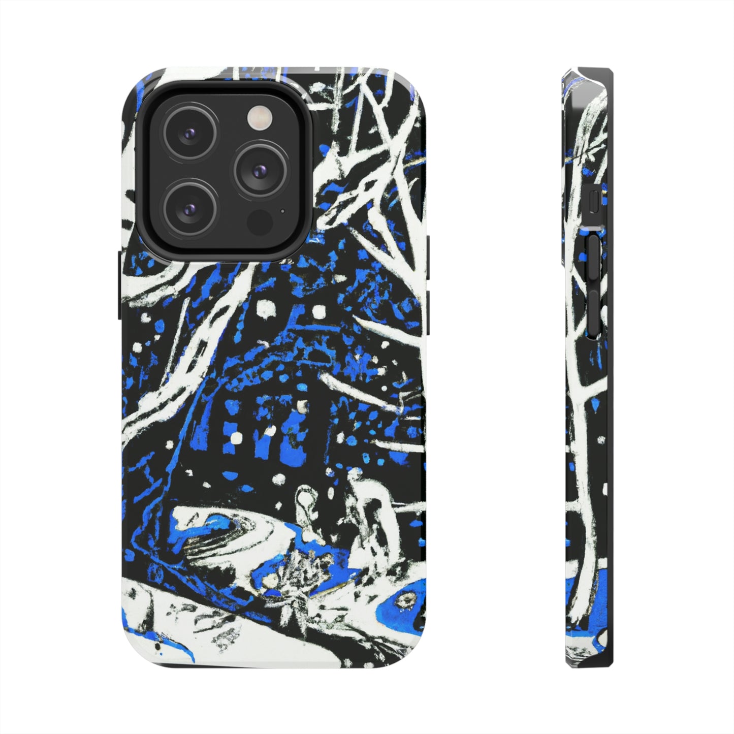 Snowy Forest Night: A Fairytale Odyssey - The Alien Tough Phone Cases