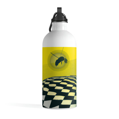 "Lost and Found in the Desert: A Bee's Journey" - The Alien Stainless Steel Water Bottle