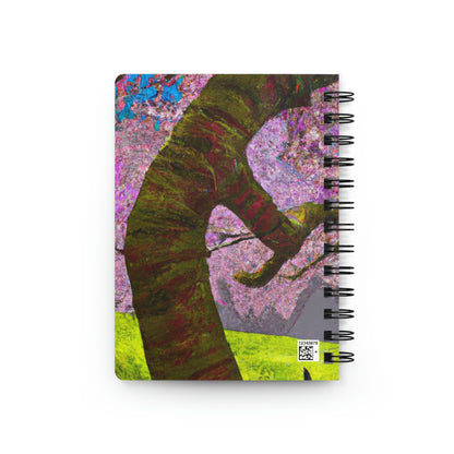 "A Moment of Calm Beneath the Cherry Blossoms" - The Alien Spiral Bound Journal