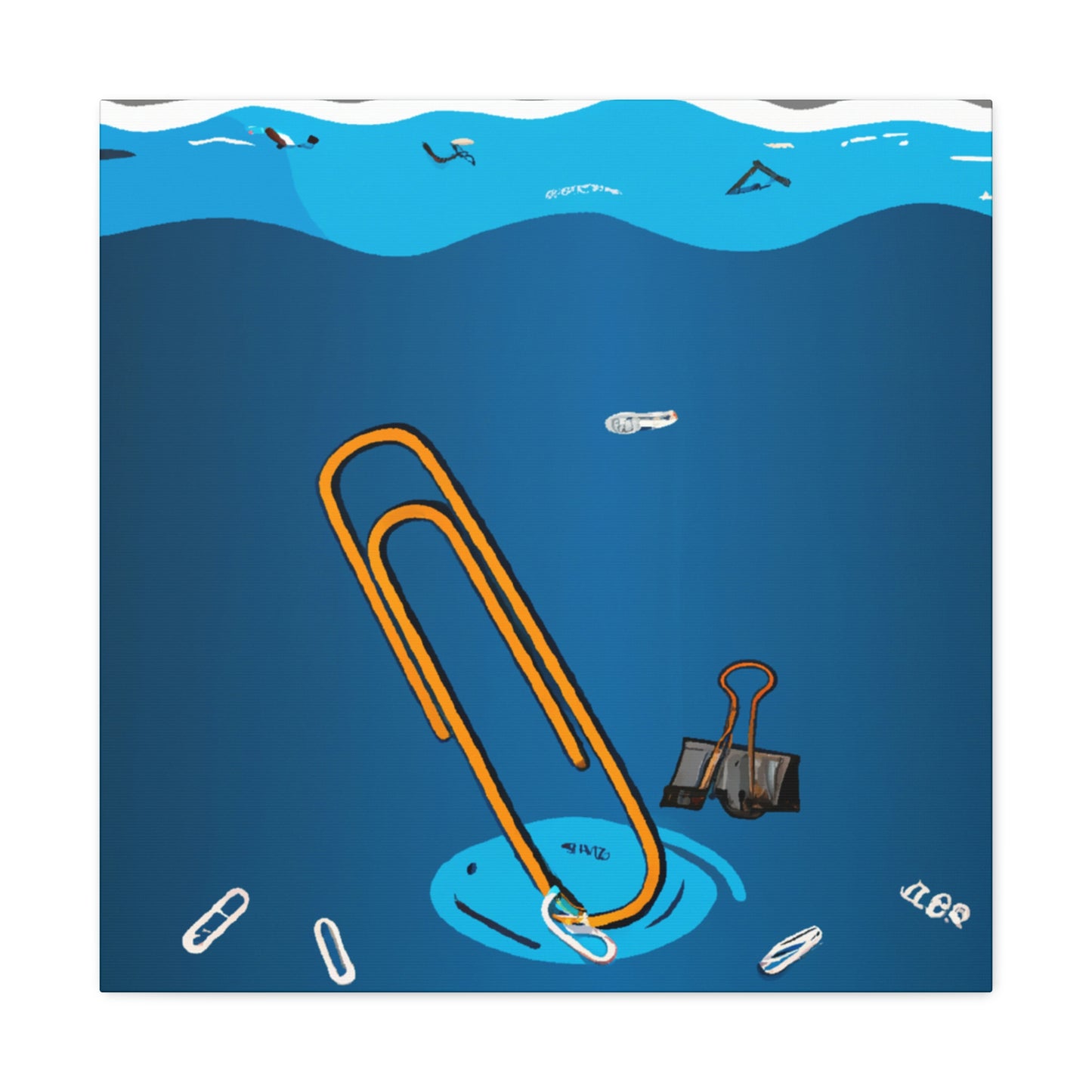 "A Paperclip Against the Tide: Escaping a Sinking Submarine" - The Alien Canva