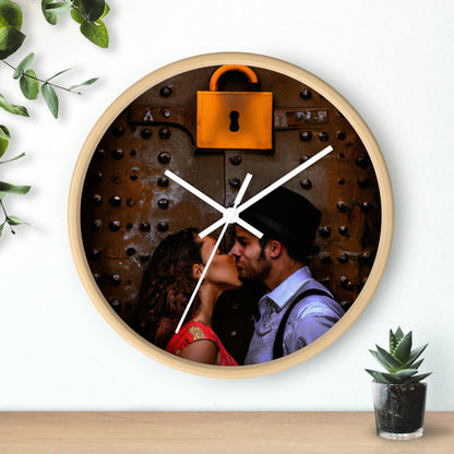 The Kissing Portal - The Alien Wall Clock