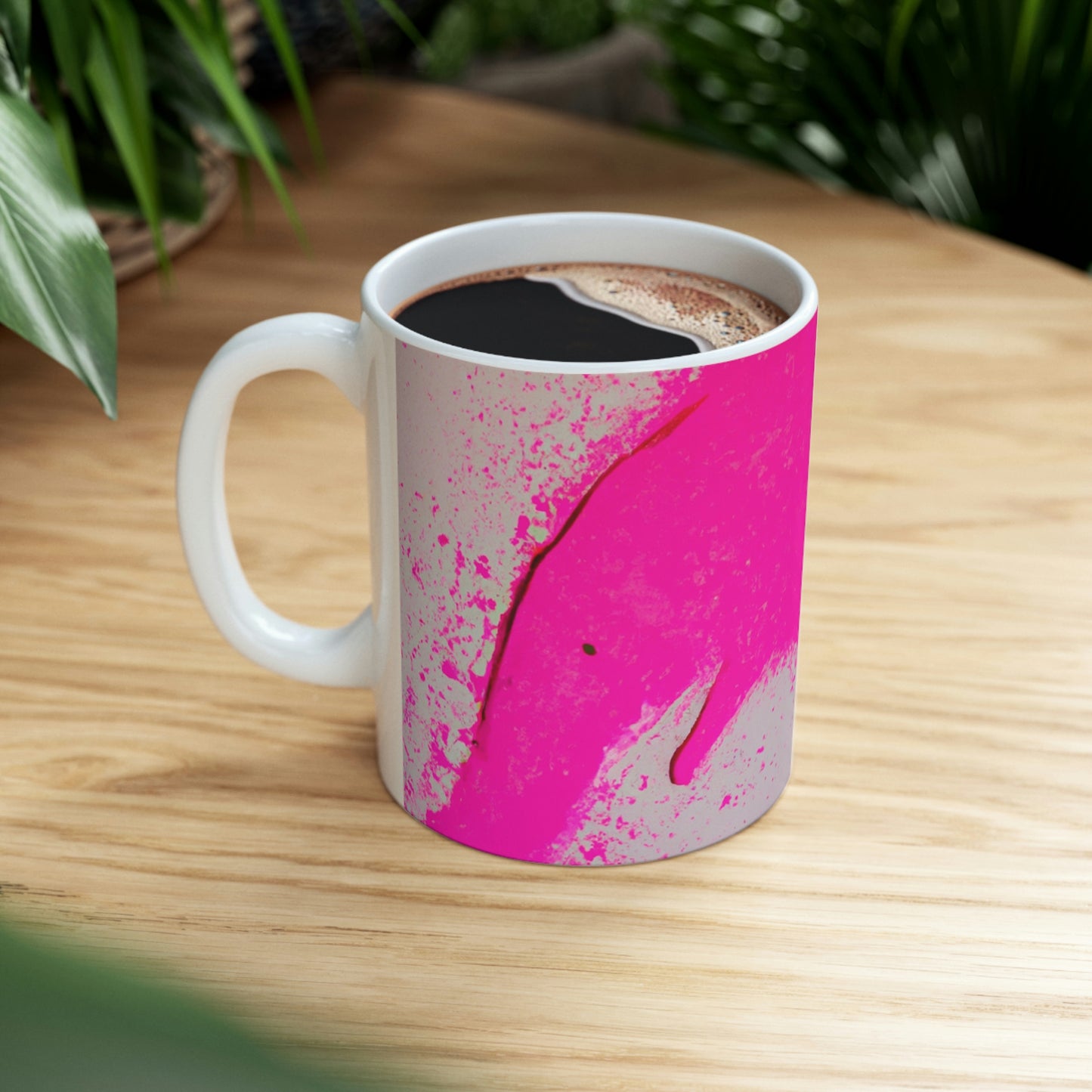 Pink Elephant Galaxies – The Alien Keramiktasse 11 oz