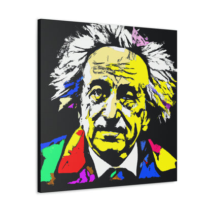 "Albert Einstein: un retrato de arte pop" - The Alien Canva