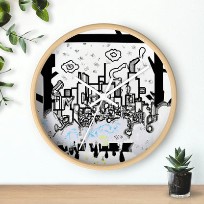 "Ghostly Haze: The Forgotten City". - The Alien Wall Clock