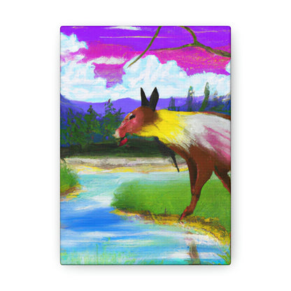 "Celebrating My Heritage: Painting Our Animals in Their Landscape" - Canvas