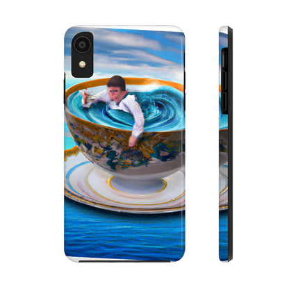 "Adrift in a China Cup: The Story of a Lost Child's Oceanic Adventure" - The Alien Tough Phone Cases