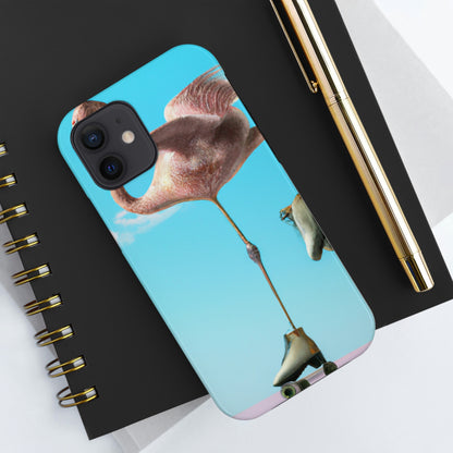 "Flamingo Skates!" - The Alien Tough Phone Cases