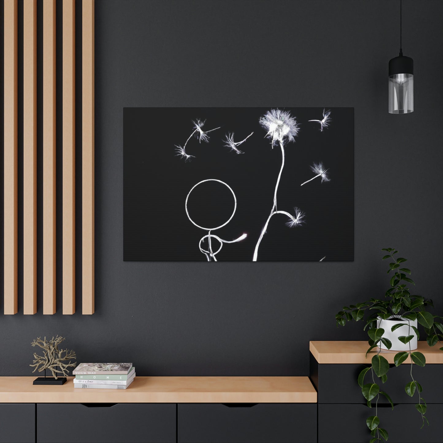 „A Dandelion Flicker in the Midnight Breeze“ – The Alien Canva