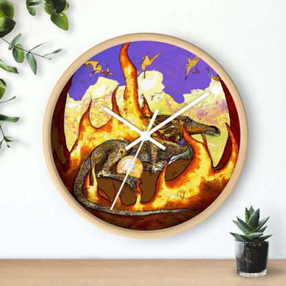 "A Slumbering Dragon in an Infernal Embrace" - The Alien Wall Clock