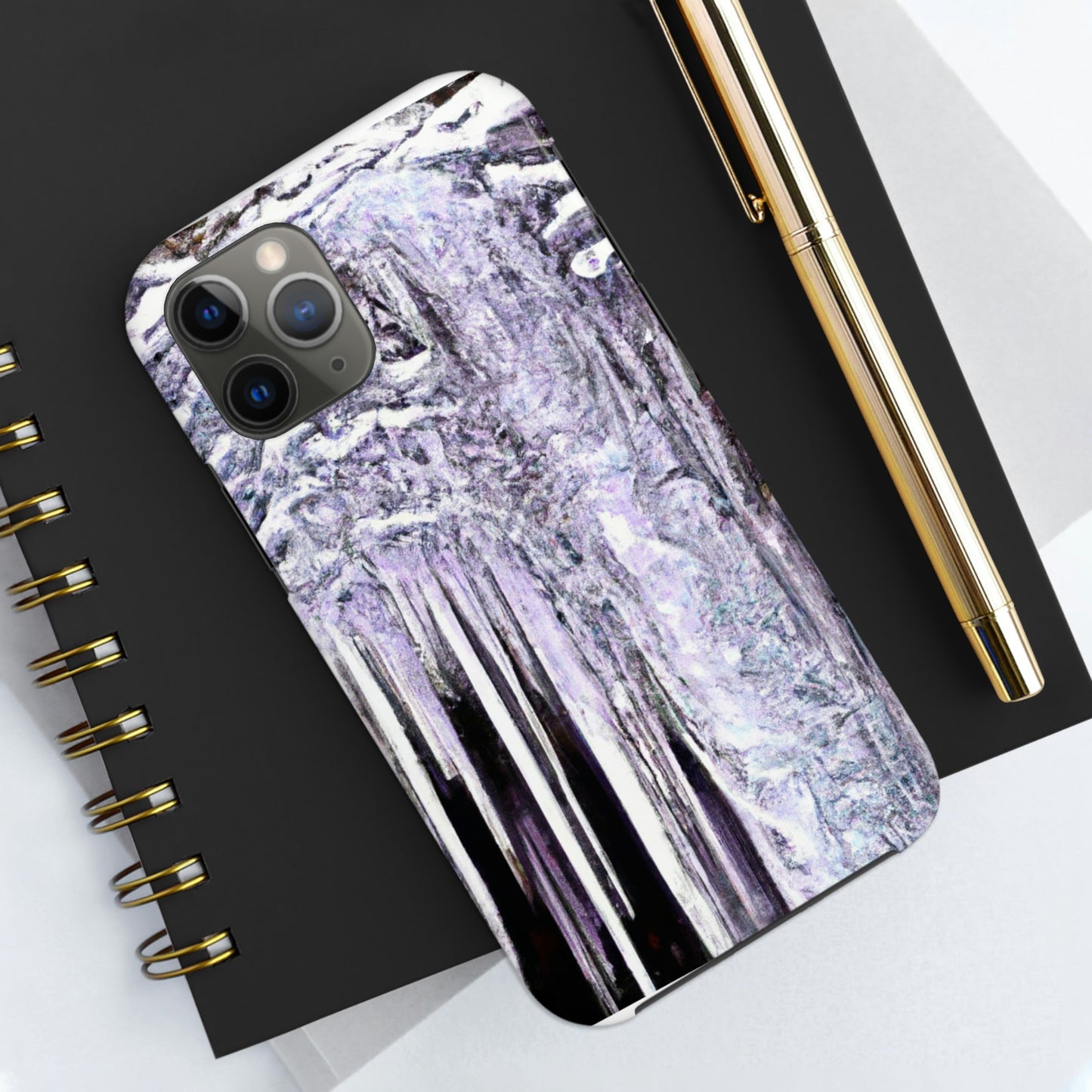 "Frost-Tipped Falls of Glistening Grief" - The Alien Tough Phone Cases