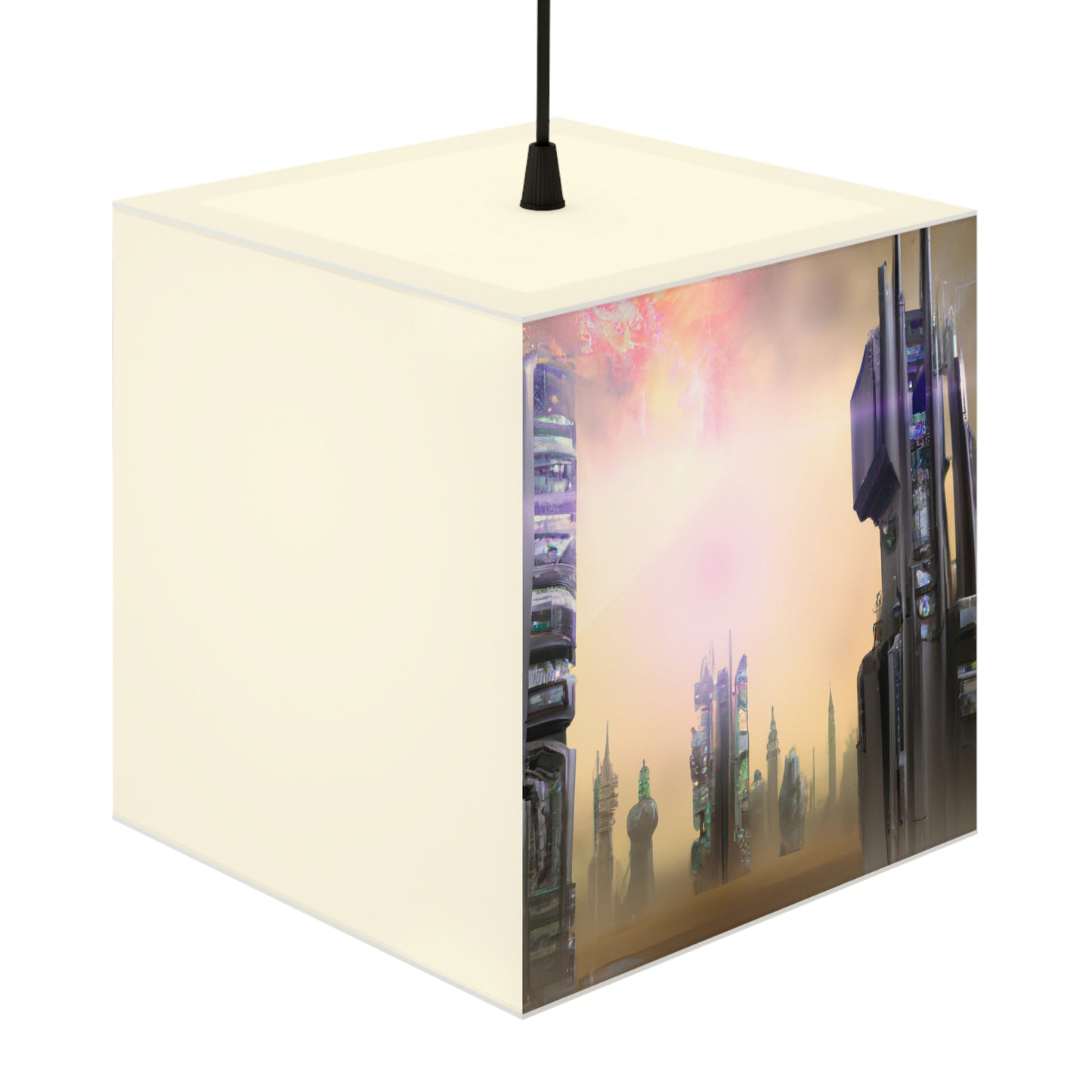 "Lost in the Cosmic Mist" - The Alien Light Cube Lamp