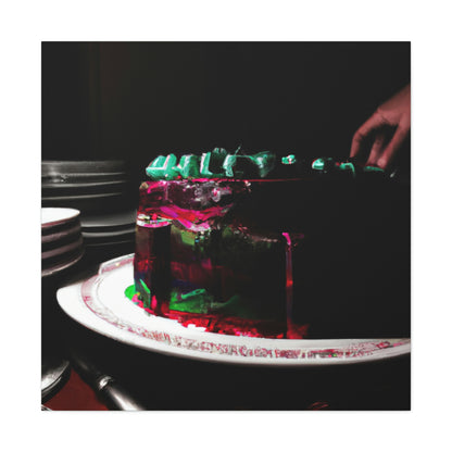 Mysterious Cake Creation - The Alien Canva