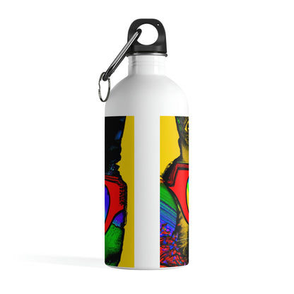 "Cool Cat in Sunglasses" - The Alien Stainless Steel Water Bottle