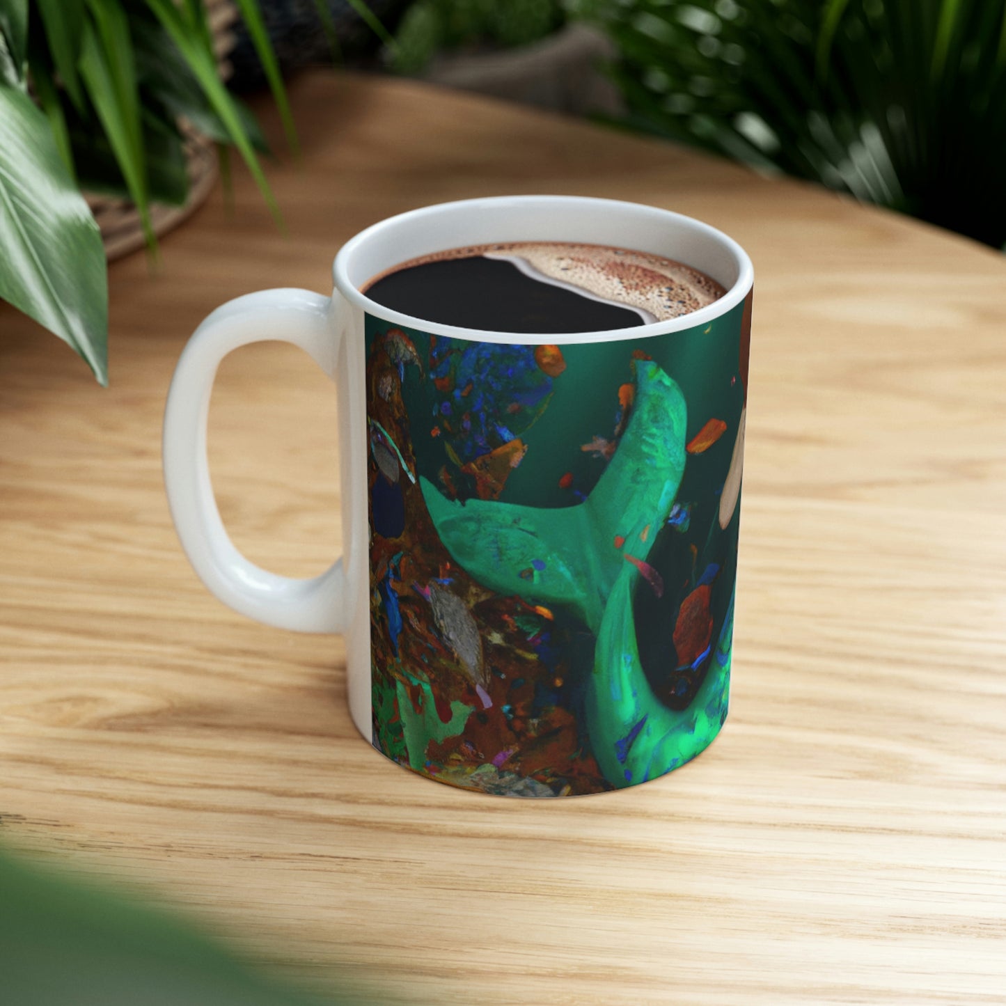 Aquatic Splendor - The Alien Taza de cerámica 11 oz