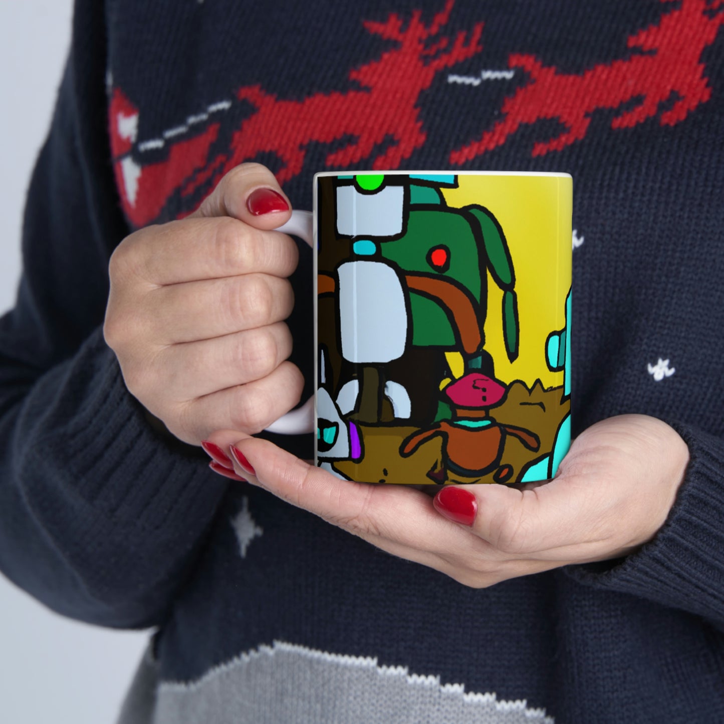 "A Spectrum of Enslaved Machines" - The Alien Ceramic Mug 11 oz