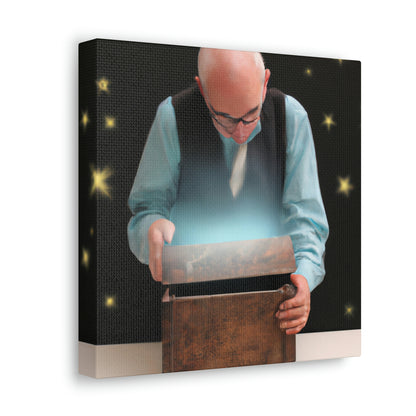 The Magic Box of the Elderly Man - The Alien Canva