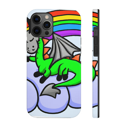 "A Dreamy Dragon's Nap" - Die Alien Tough Phone Cases