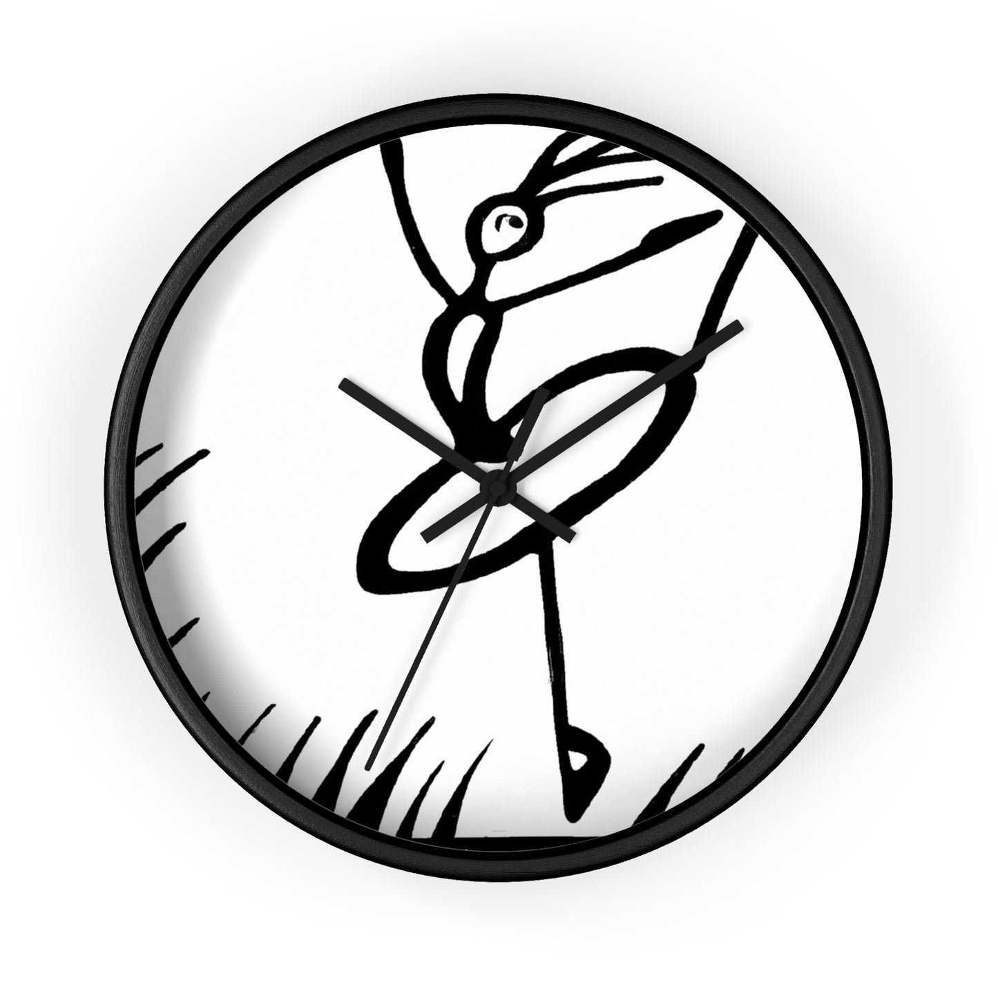 "Ballet on a Blade: A Ballerina's Spin" - The Alien Wall Clock