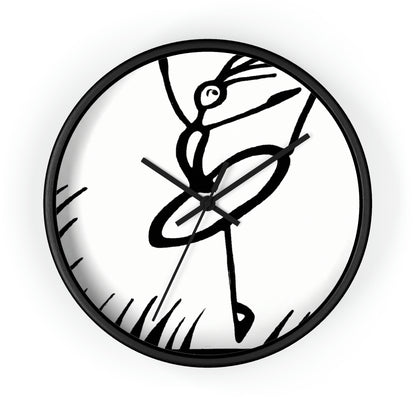 "Ballet on a Blade: A Ballerina's Spin" - El reloj de pared alienígena