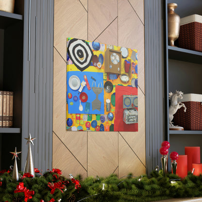 "Upcycling Art: A Thrift Store 3D Mural" - The Alien Canva.