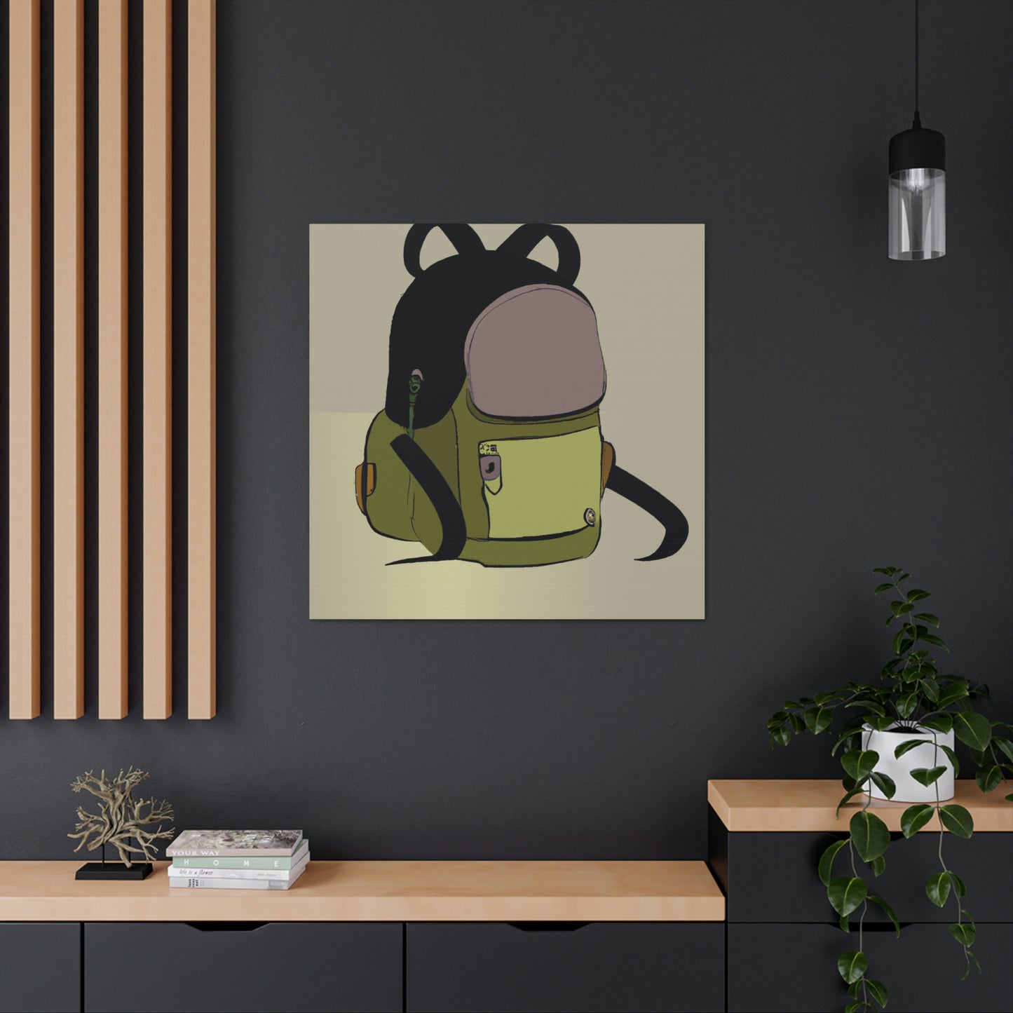 "Rucksack mit Persönlichkeit" - The Alien Canva