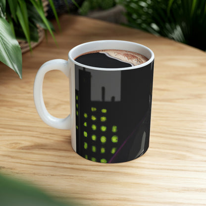 "Stranded in Mystery City" - The Alien Ceramic Mug 11 oz