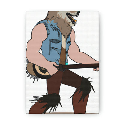 "Howling Highwayman: The Banjo-Playing Werewolf Biker" - The Alien Canva