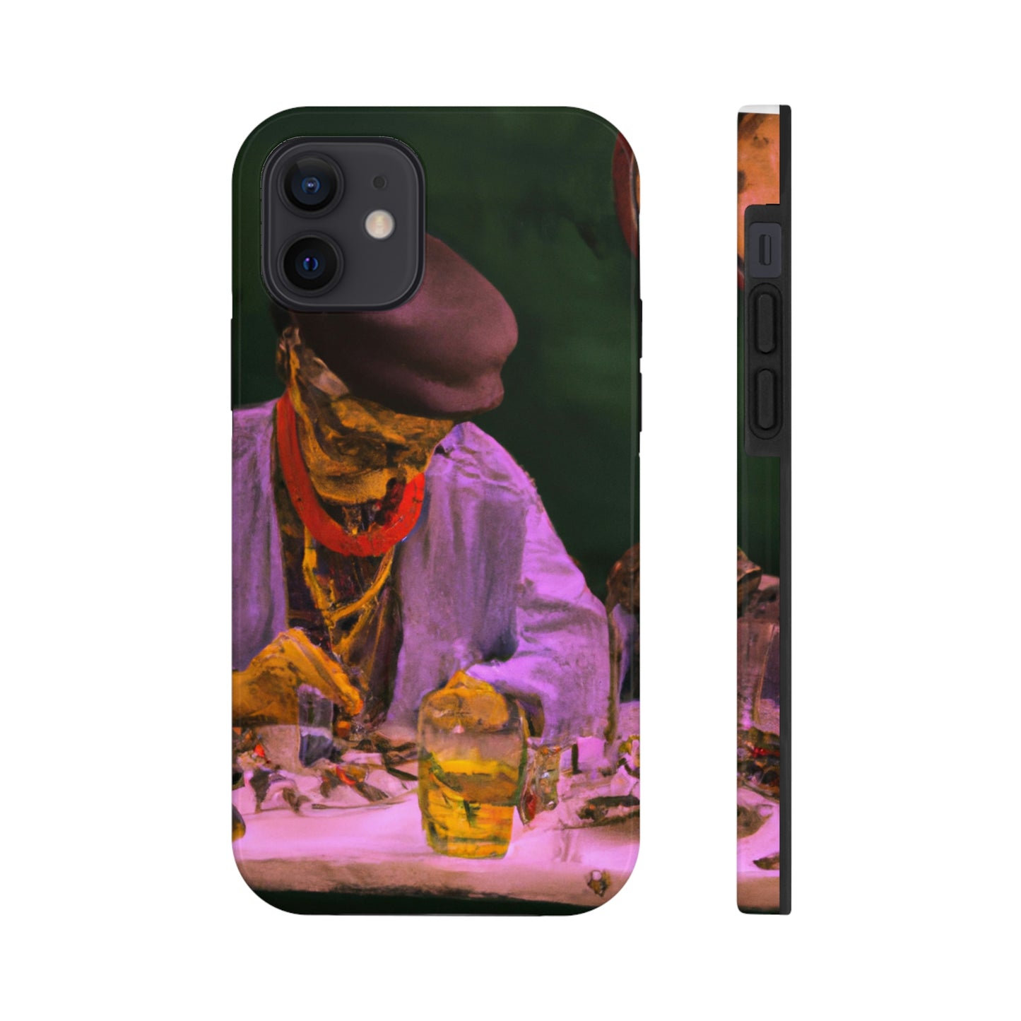 "Ein Meister des Ausbesserns: Ein älterer Uhrmacher, der eine antike Uhr restauriert" - The Alien Tough Phone Cases