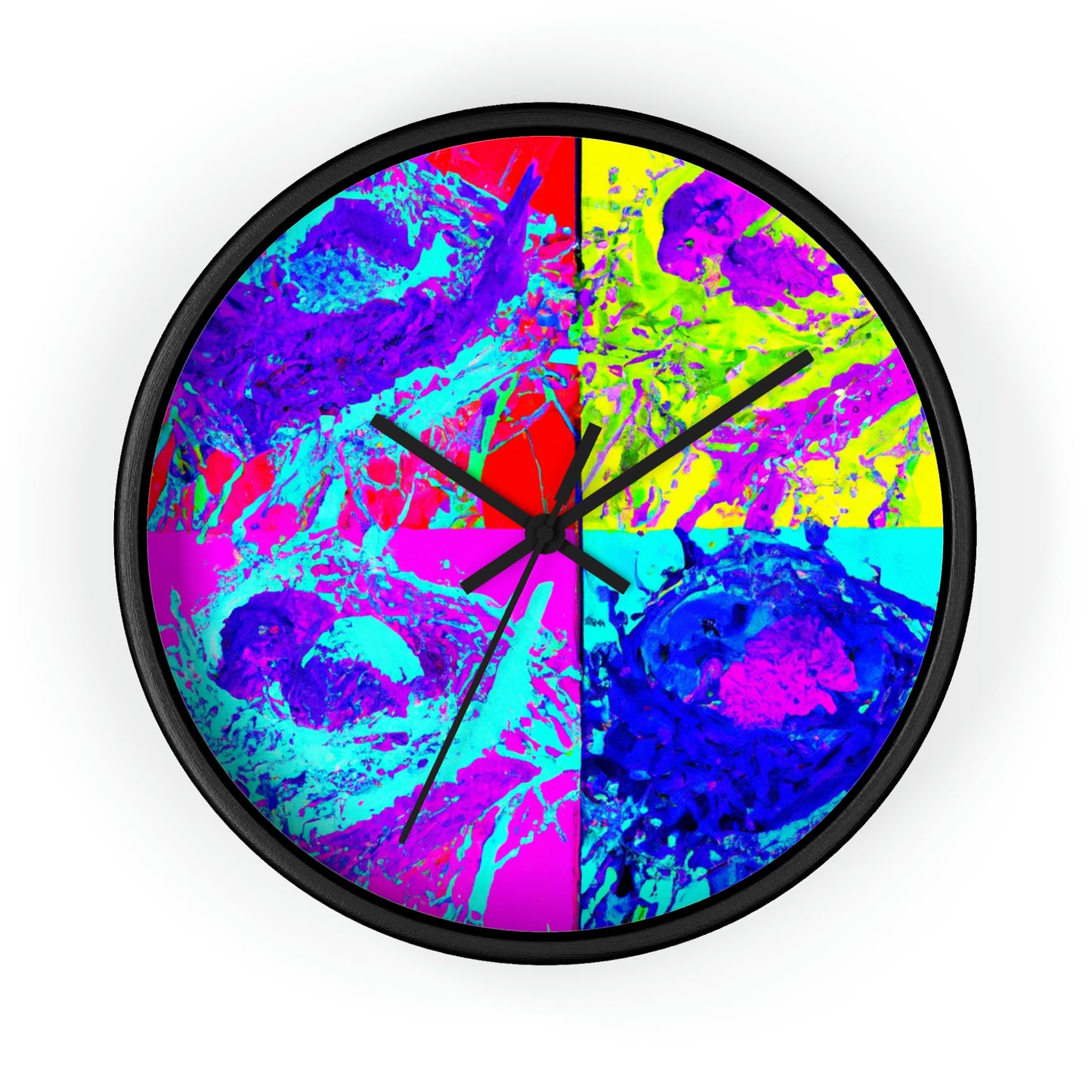 "A Rainbow of Feathered Friends" - The Alien Wall Clock