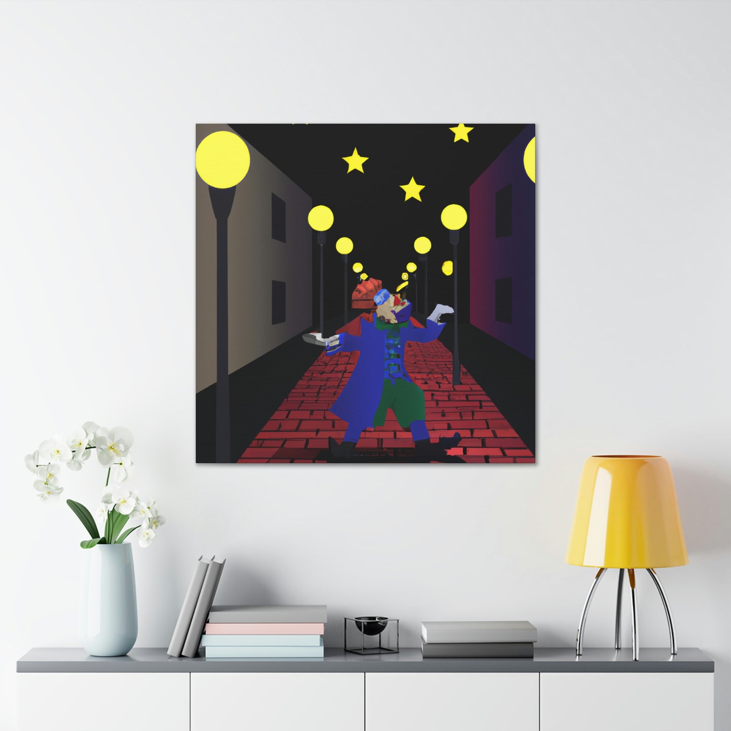 "Alley Star Juggler" - The Alien Canva