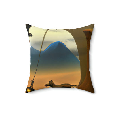 "A Race for Riches: The Challenge of a Lifetime for an Adventuring Elder" - The Alien Square Pillow