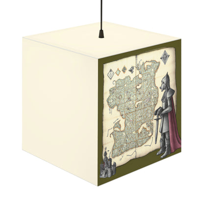 "The Knight and the Magical Map" - The Alien Light Cube Lamp