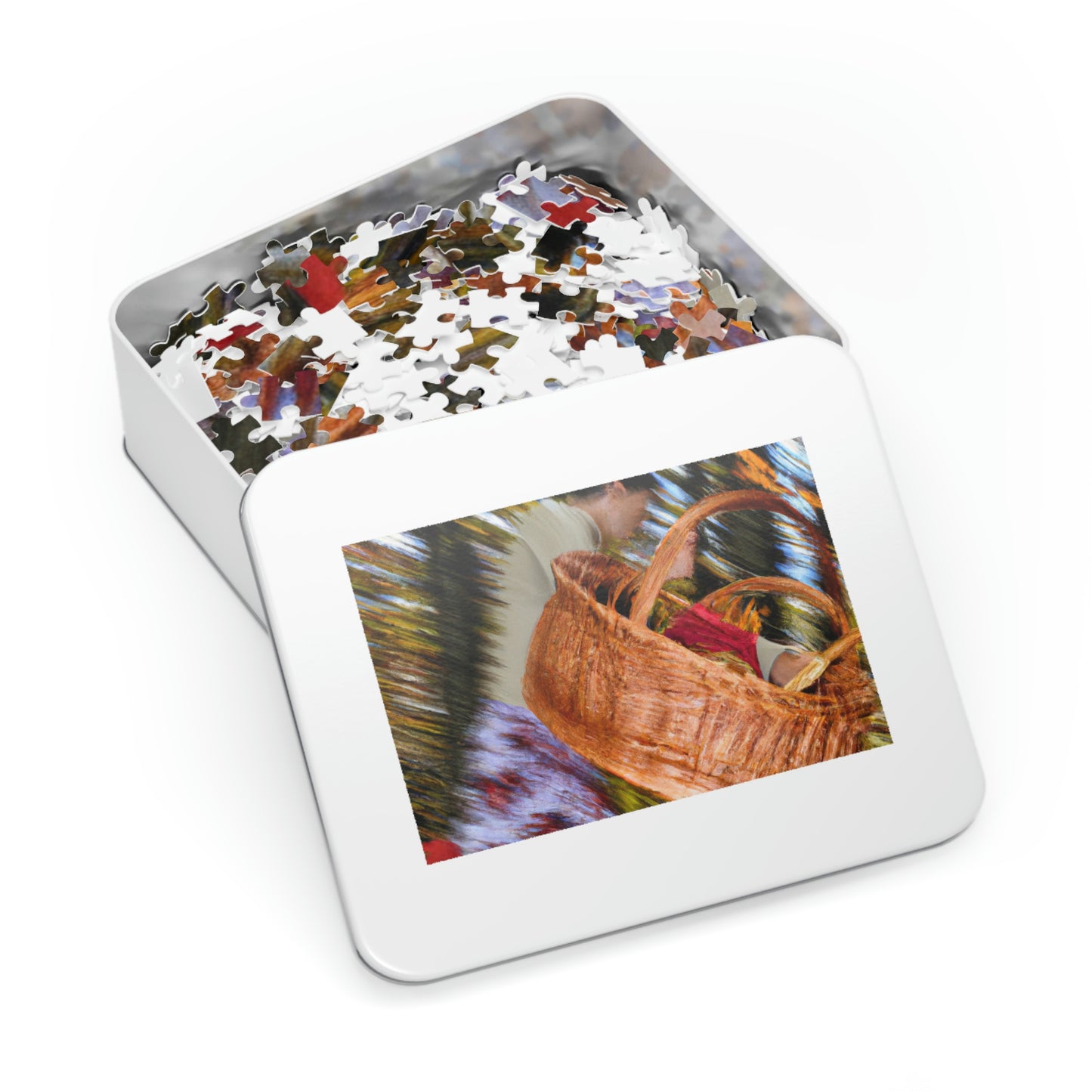 "Autumn Picnic in the Forest" - The Alien Jigsaw Puzzle