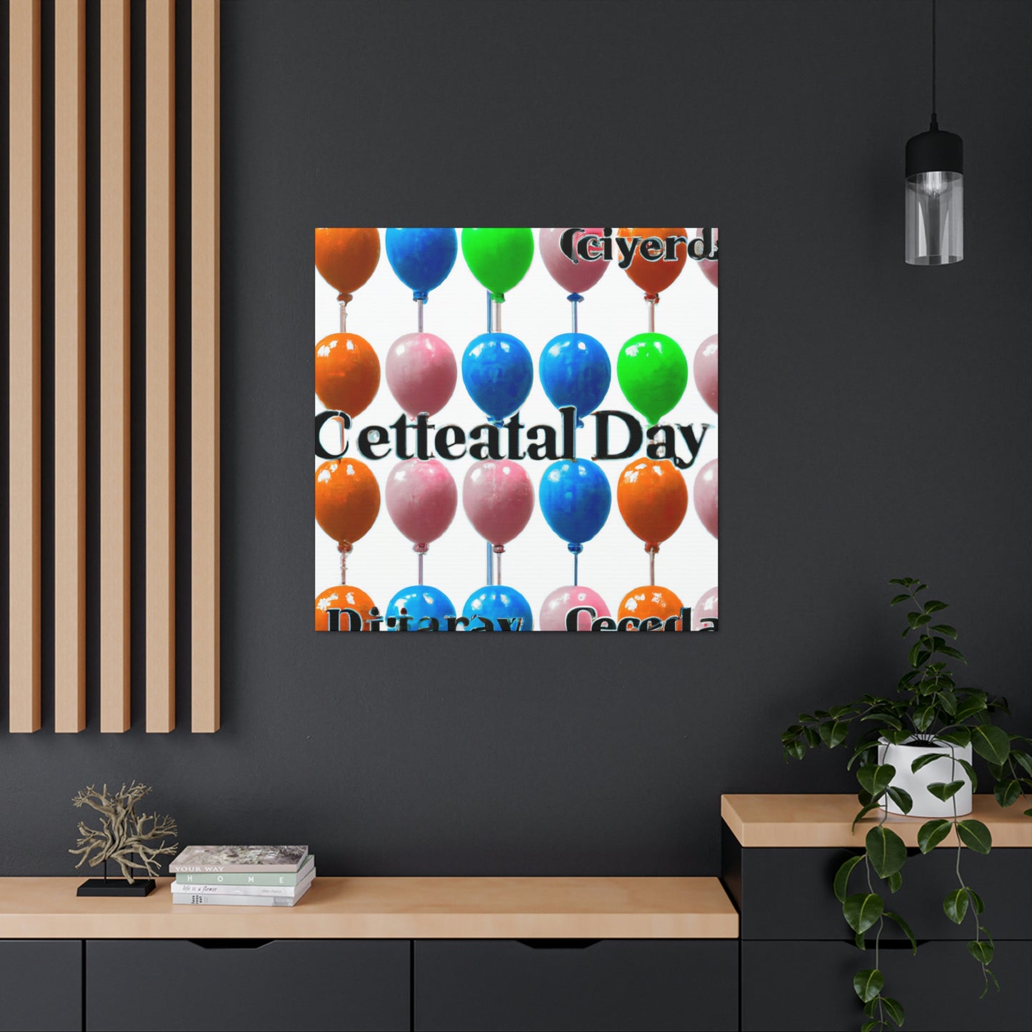 Rainbow Balloon Artist - Canvas