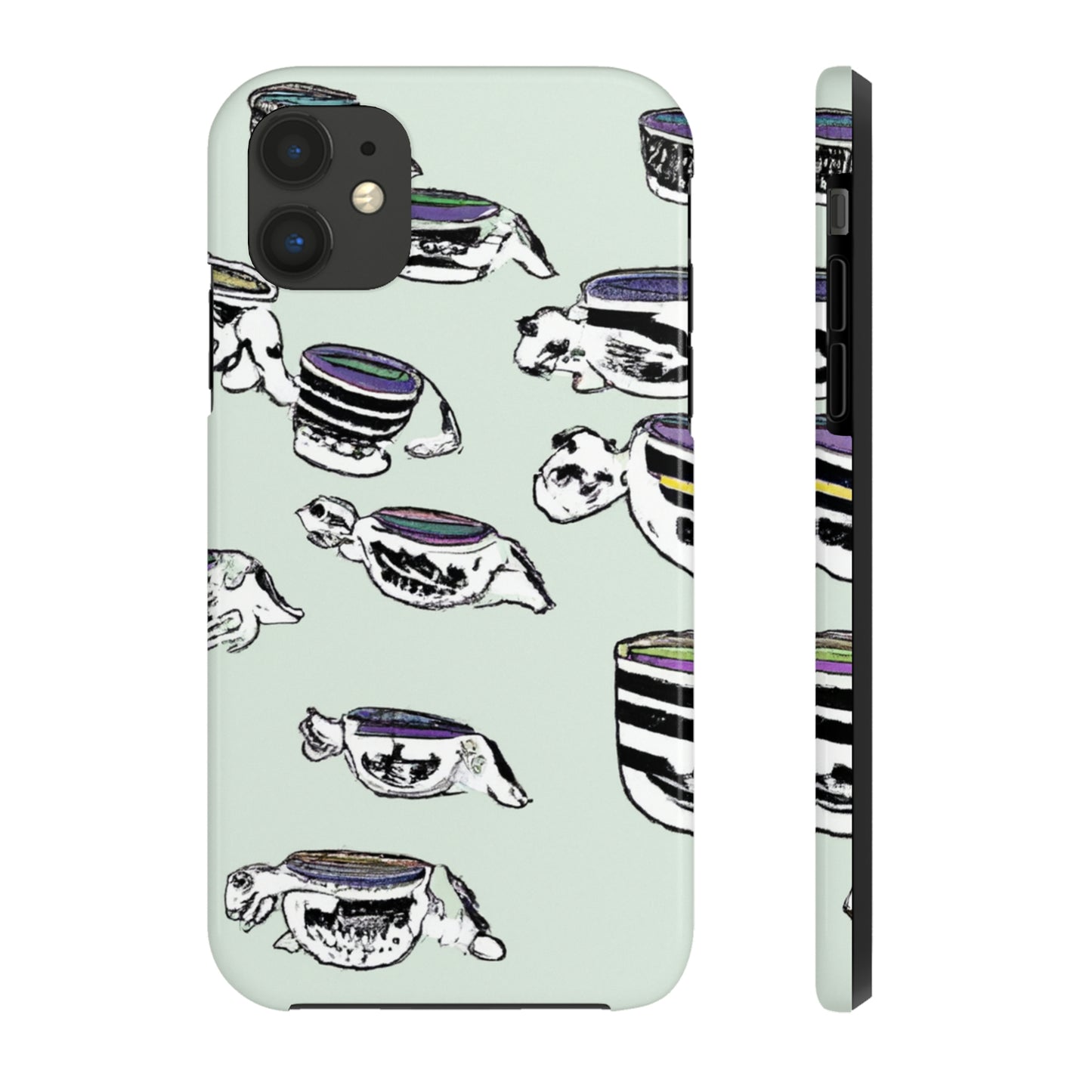 "Eine schnurrende, kostbare Teeparty-Parade" - Die Alien Tough Phone Cases