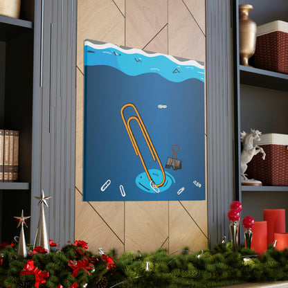 "A Paperclip Against the Tide: Escaping a Sinking Submarine" - The Alien Canva