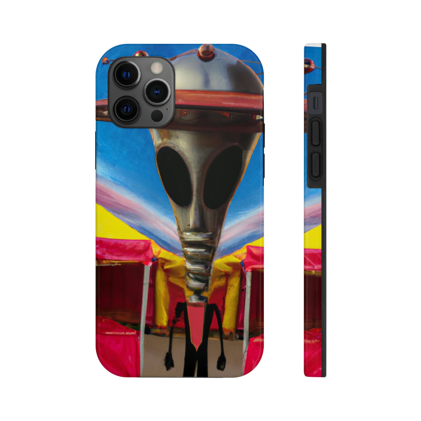 "Fair Invaders: A Cosmic Crash Course" - Die Alien Tough Phone Cases