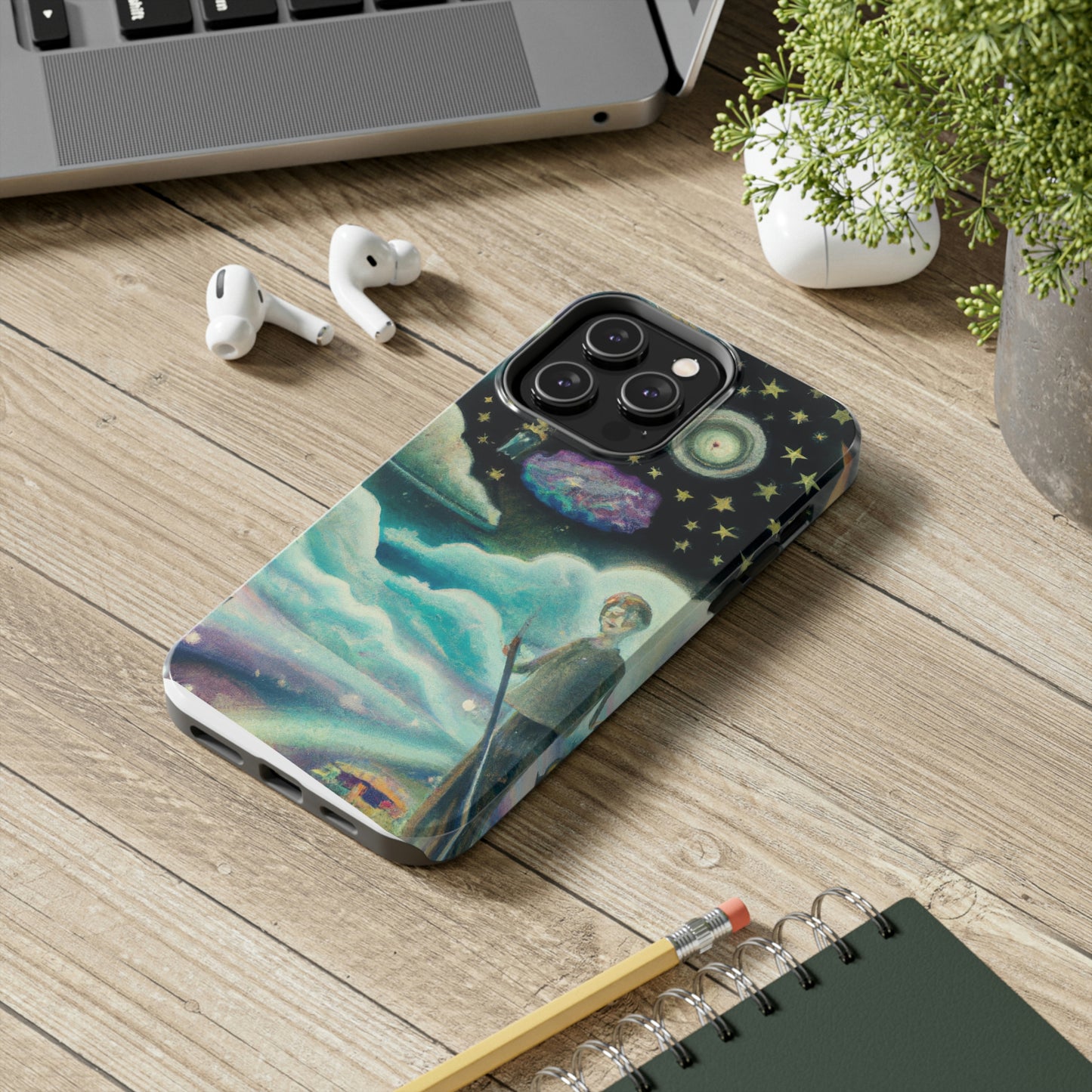 "Ein Meer aus Diamanten in der Nacht" - Die Alien Tough Phone Cases